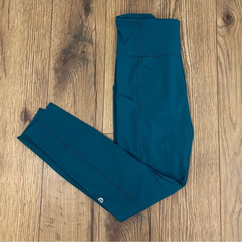 Lululemon Fast And Free 7/8 Tight 25" In Laguna Size 6
